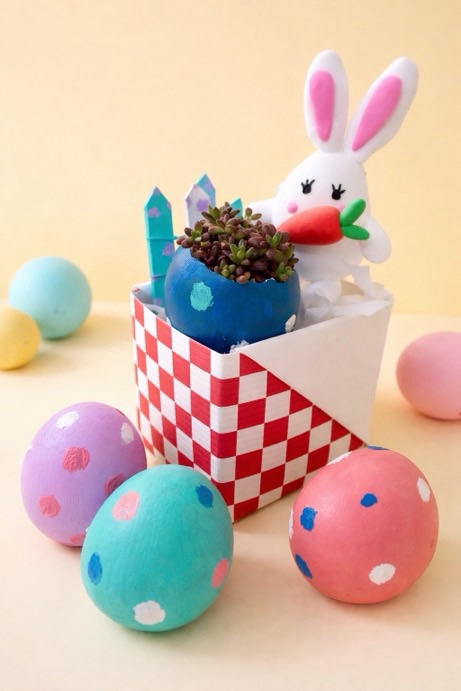 把春天裝進蛋殼裡：療癒系手作盆栽